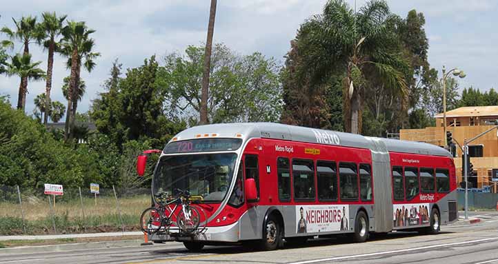 LA Metro Rapid NABI 60-BRT 9327